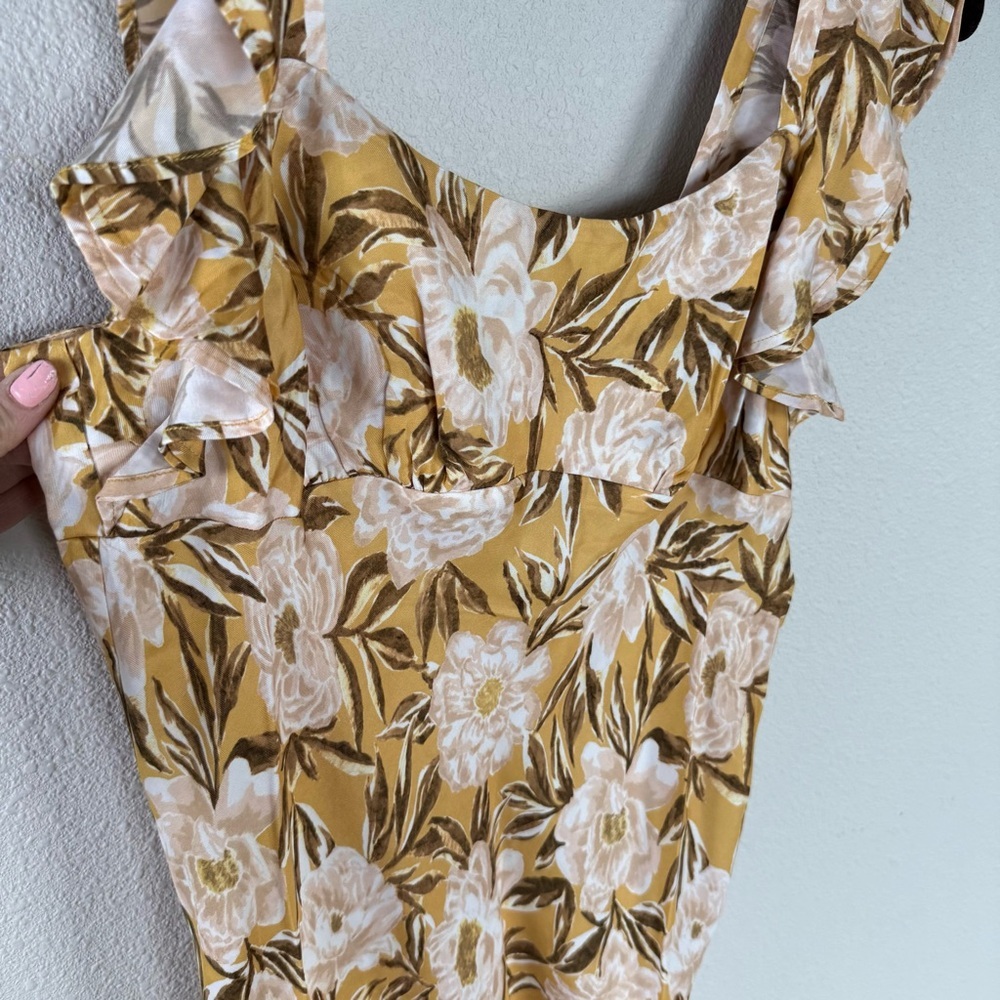 New Madewell Angelina Dress Chamomile Tea Yellow NWT Preppy Casual Women’s 6 - Picture 5 of 16